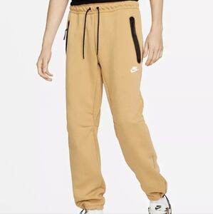 Nike Men’s Sportswear Tech Fleece  Joggers Element Gold DQ4312-722 Size L